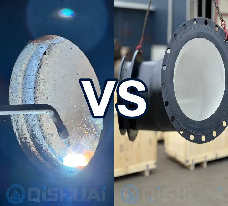 Shandong Qishuai의 심층 분석: 모든 산업 분야의 높은 마모 조건에 적합한 크롬 카바이드 오버레이 파이프 및 알루미나 세라믹 라이닝 파이프 선택 가이드